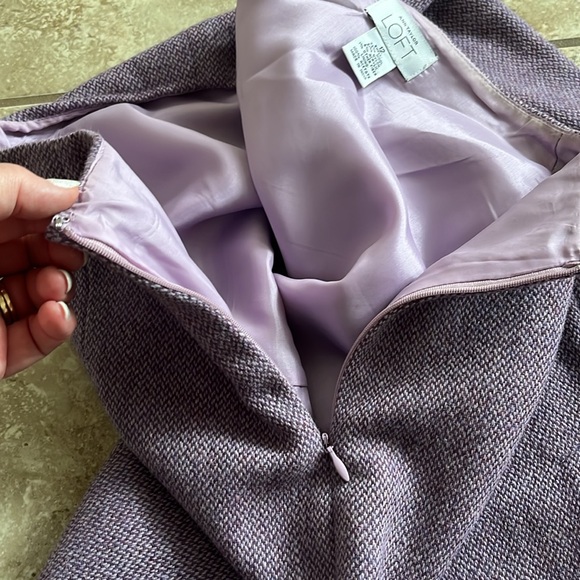 Ann Taylor LOFT skirt 72%wool - Picture 5 of 10